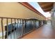Balcony with view of a covered outdoor event space at 1653 N Us Highway 1 # 201, Ormond Beach, FL 32174