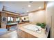 Spa-like bathroom with large jacuzzi tub and pool table at 1653 N Us Highway 1 # 201, Ormond Beach, FL 32174