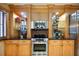 Kitchen features wood cabinets and stainless steel appliances at 1653 N Us Highway 1 # 201, Ormond Beach, FL 32174