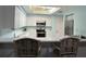 Bright kitchen featuring stainless steel appliances and a breakfast bar at 200 S Riverside Dr # 2010, New Smyrna Beach, FL 32168