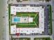 Aerial view showing building location and parking at 3801 S Atlantic Ave # Ut104, New Smyrna Beach, FL 32169