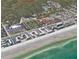Aerial view showing location of property near beach and other amenities at 4150 S Atlantic Ave # 103A, New Smyrna Beach, FL 32169