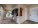 Outdoor grilling station with gas grill and seating at 460 Bouchelle Dr # 305, New Smyrna Beach, FL 32169