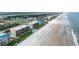 Aerial view of condo building on the beach at 4621 S Atlantic Ave # 7101, Ponce Inlet, FL 32127
