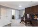 Bedroom with built-in bunk beds and a study area at 535 Valley Stream Dr, Geneva, FL 32732