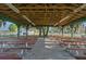 Spacious community pavilion with picnic tables at 535 Valley Stream Dr, Geneva, FL 32732