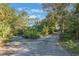 Long driveway leading to a charming home at 535 Valley Stream Dr, Geneva, FL 32732