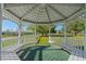 White gazebo with benches offering scenic views at 535 Valley Stream Dr, Geneva, FL 32732