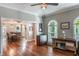 Bright home office with hardwood floors and ample natural light at 535 Valley Stream Dr, Geneva, FL 32732