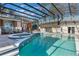 Large screened pool and spa with pavers at 535 Valley Stream Dr, Geneva, FL 32732
