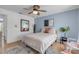 Bedroom with a comfortable bed and a relaxing atmosphere at 101 N Pine St # 7, New Smyrna Beach, FL 32169