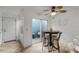 Bright dining area with access to a private patio at 101 N Pine St # 7, New Smyrna Beach, FL 32169