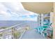 Enjoy breathtaking water views from this balcony at 2801 S Ridgewood Ave # 1215, South Daytona, FL 32119