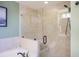 Spa-like bathroom with a large walk-in shower at 2801 S Ridgewood Ave # 1215, South Daytona, FL 32119