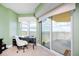 Home office with water views and built-in desk at 2801 S Ridgewood Ave # 1215, South Daytona, FL 32119