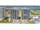 Aerial view of two high-rise towers near the beach at 3311 S Atlantic Ave # 802, Daytona Beach, FL 32118