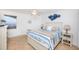 Beach-themed bedroom with ocean view at 3311 S Atlantic Ave # 802, Daytona Beach, FL 32118