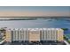 Aerial view of Admiralty Club, a waterfront building with parking at 3606 S Peninsula Dr # 404, Port Orange, FL 32127