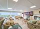 Spacious community room with comfortable seating and water views at 3606 S Peninsula Dr # 404, Port Orange, FL 32127