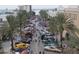 Aerial view of classic car show on main street at 40 Sandra Cir, New Smyrna Beach, FL 32168
