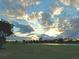Peaceful sunset over the golf course at 40 Sandra Cir, New Smyrna Beach, FL 32168