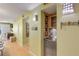 Built-in wet bar with wine rack and mini-refrigerator at 4151 S Atlantic Ave # 112, New Smyrna Beach, FL 32169