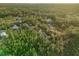 Aerial view of property lot with surrounding houses and trees at 4155 Budd Rd, New Smyrna Beach, FL 32168