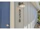 Close-up of condo's address number on the building at 4278 Sun Village Ct # 27D, New Smyrna Beach, FL 32169