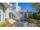 Condo exterior featuring a private entrance and staircase at 4278 Sun Village Ct # 27D, New Smyrna Beach, FL 32169