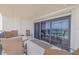 Balcony with sliding glass doors and ocean views at 5499 S Atlantic Ave # 905, New Smyrna Beach, FL 32169