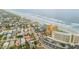 Aerial view of coastal neighborhood and building at 701 N Atlantic Ave # 203, New Smyrna Beach, FL 32169