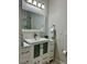 Modern bathroom with updated vanity and shower at 801 Sandpiper Ave, New Smyrna Beach, FL 32169