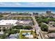 Aerial view showcasing the property's proximity to the beach and ocean at 886 Matthews Ave, New Smyrna Beach, FL 32169