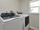 Laundry room with LG washer and dryer and window at 886 Matthews Ave, New Smyrna Beach, FL 32169