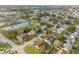 Aerial view showcasing the home's setting within a residential neighborhood at 1052 Tompkins Dr, Port Orange, FL 32129