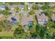 Aerial view of a residential neighborhood with homes, pools, and green spaces at 3769 Fiano Dr, Port Orange, FL 32129