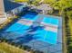 Two community pickleball courts with nets at 815 Sky Haven Way, New Smyrna Beach, FL 32168