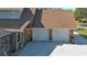 The two car garage from the exterior at 839 Fairway Dr, New Smyrna Beach, FL 32168