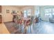 Casual dining area with table and chairs adjacent to the kitchen at 1911 Hollybrooke Rd, Edgewater, FL 32141