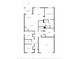 Floor plan showcasing a 3 bedroom, 2 bath home at 1911 Hollybrooke Rd, Edgewater, FL 32141