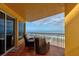 Relaxing balcony overlooking the ocean with comfortable seating at 2901 S Atlantic Ave # 503, Daytona Beach, FL 32118