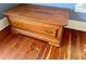 Wooden storage chest with single drawer at 415 Braddock Ave, Daytona Beach, FL 32118