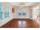Dining area with hardwood floors and window lighting at 415 Braddock Ave, Daytona Beach, FL 32118