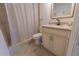 Clean bathroom with granite vanity and shower/tub combo at 2627 Ambergate Rd, Winter Park, FL 32792