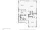 Single-story home floor plan featuring a kitchen, living areas, and bedrooms at 1554 Fairview Cir, Kissimmee, FL 34747