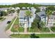 Two-story house viewed from above, showing landscaping and street at 1554 Fairview Cir, Kissimmee, FL 34747