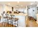 Kitchen with breakfast bar and stainless steel appliances at 1513 Ocean Shore Blvd # 9E, Ormond Beach, FL 32176
