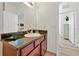 Bathroom with vanity, sink, and view of bedroom at 1375 Tuscana Ln # 1308, Davenport, FL 33896