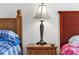 Nightstand with lamp and remote in a bedroom at 1375 Tuscana Ln # 1308, Davenport, FL 33896