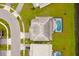 Aerial view of a house with a pool, and surrounding neighborhood at 3951 Oakville Ave, Kissimmee, FL 34741